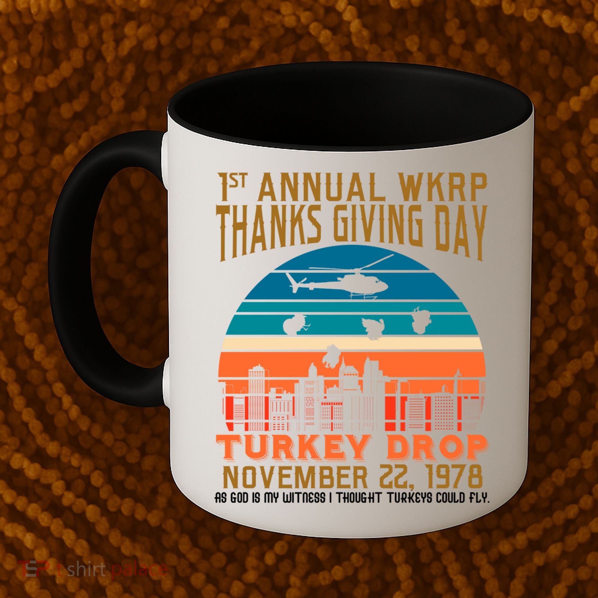 WKRP Turkey Drop 1978 Coffee Mug