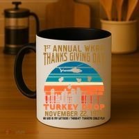 WKRP Turkey Drop 1978 Coffee Mug thumb 4