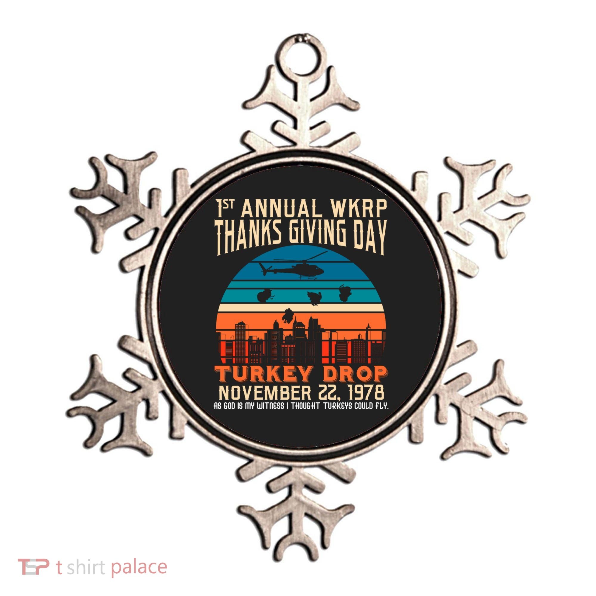 WKRP Turkey Drop 1978 Ornament