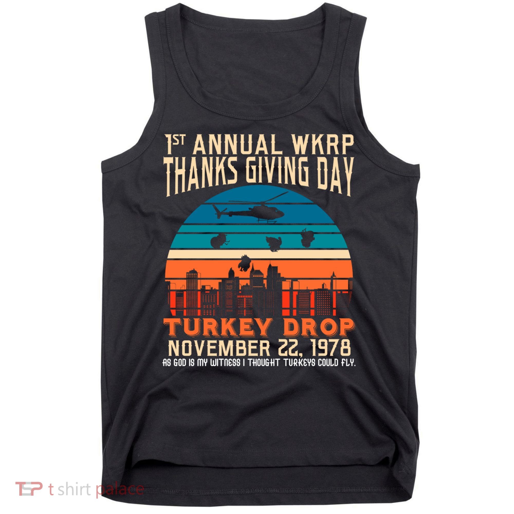 WKRP Turkey Drop 1978 Tank Top