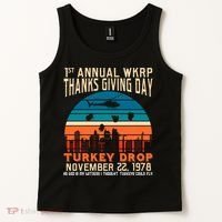 WKRP Turkey Drop 1978 Tank Top thumb 2