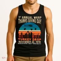 WKRP Turkey Drop 1978 Tank Top thumb 3