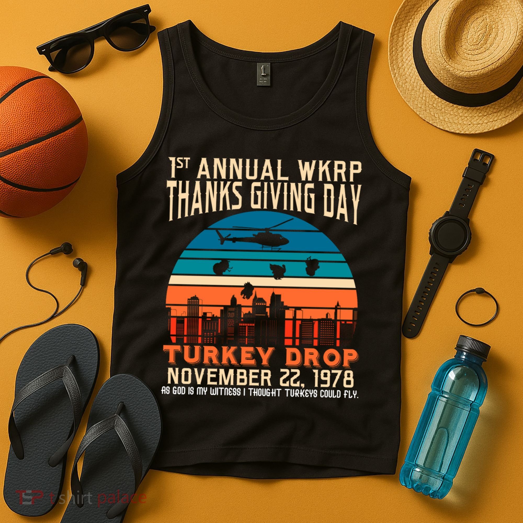 WKRP Turkey Drop 1978 Tank Top
