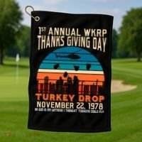 WKRP Turkey Drop 1978 Golf Towel thumb 1