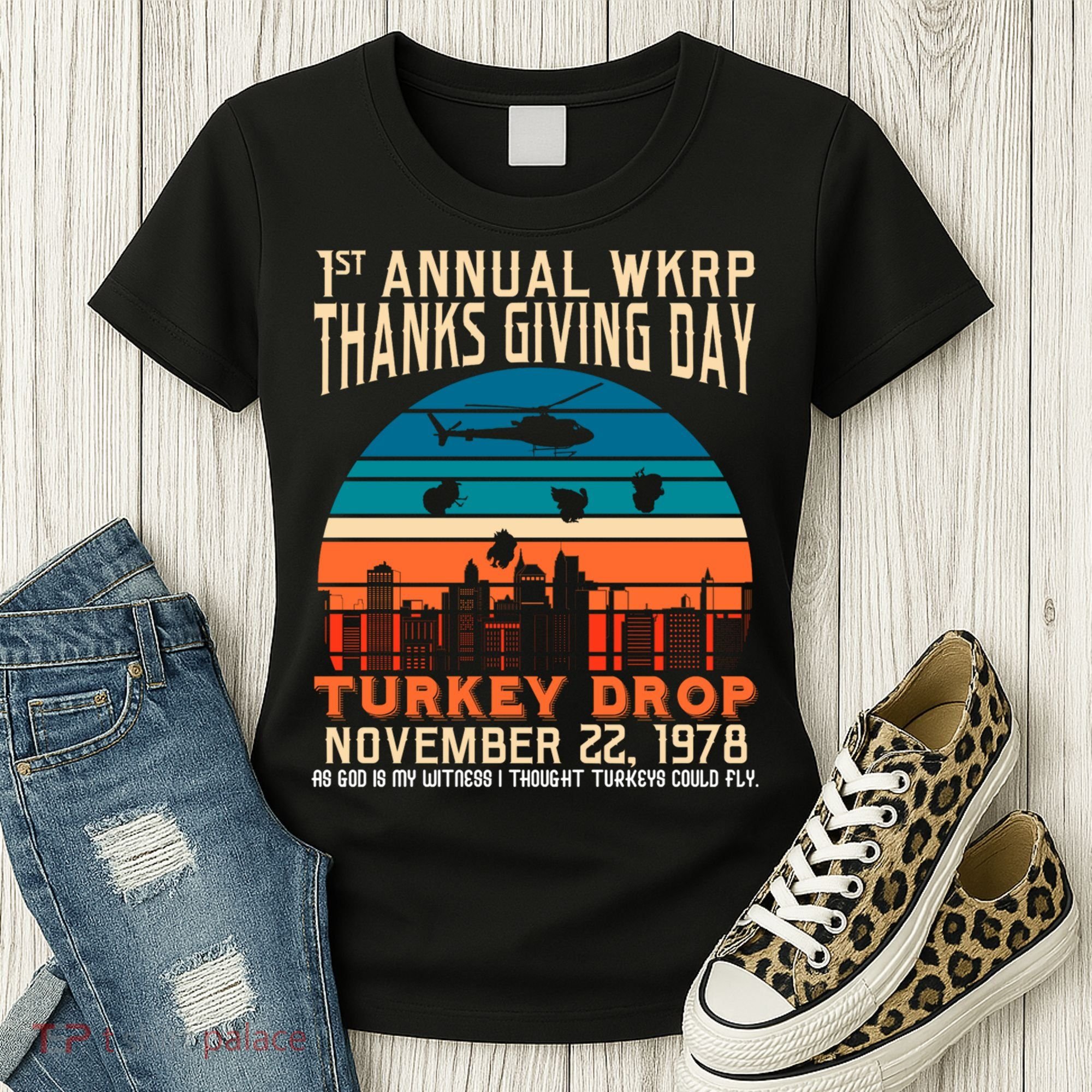 WKRP Turkey Drop 1978 Women's T-Shirt