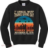 WKRP Turkey Drop 1978 Kids Sweatshirt thumb 0