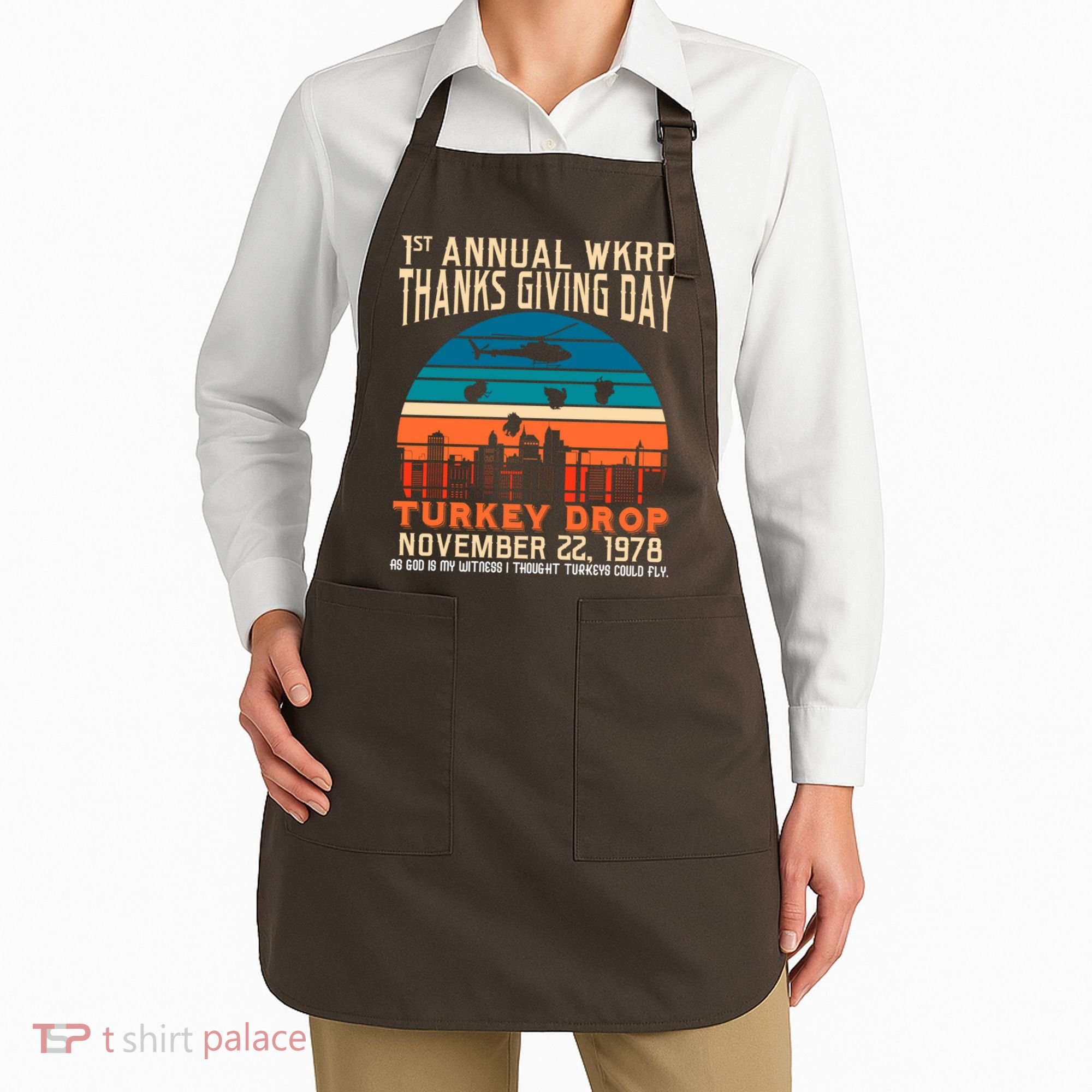WKRP Turkey Drop 1978 Apron