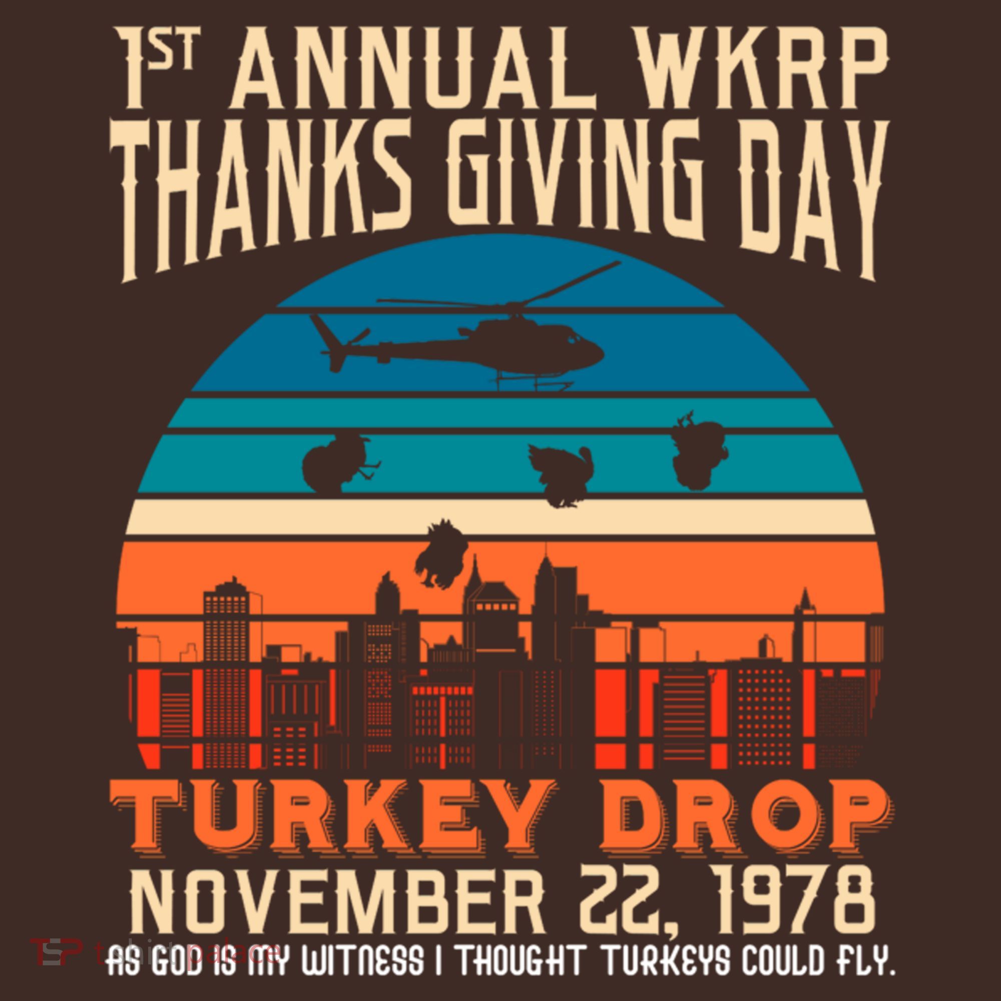 WKRP Turkey Drop 1978 Coaster