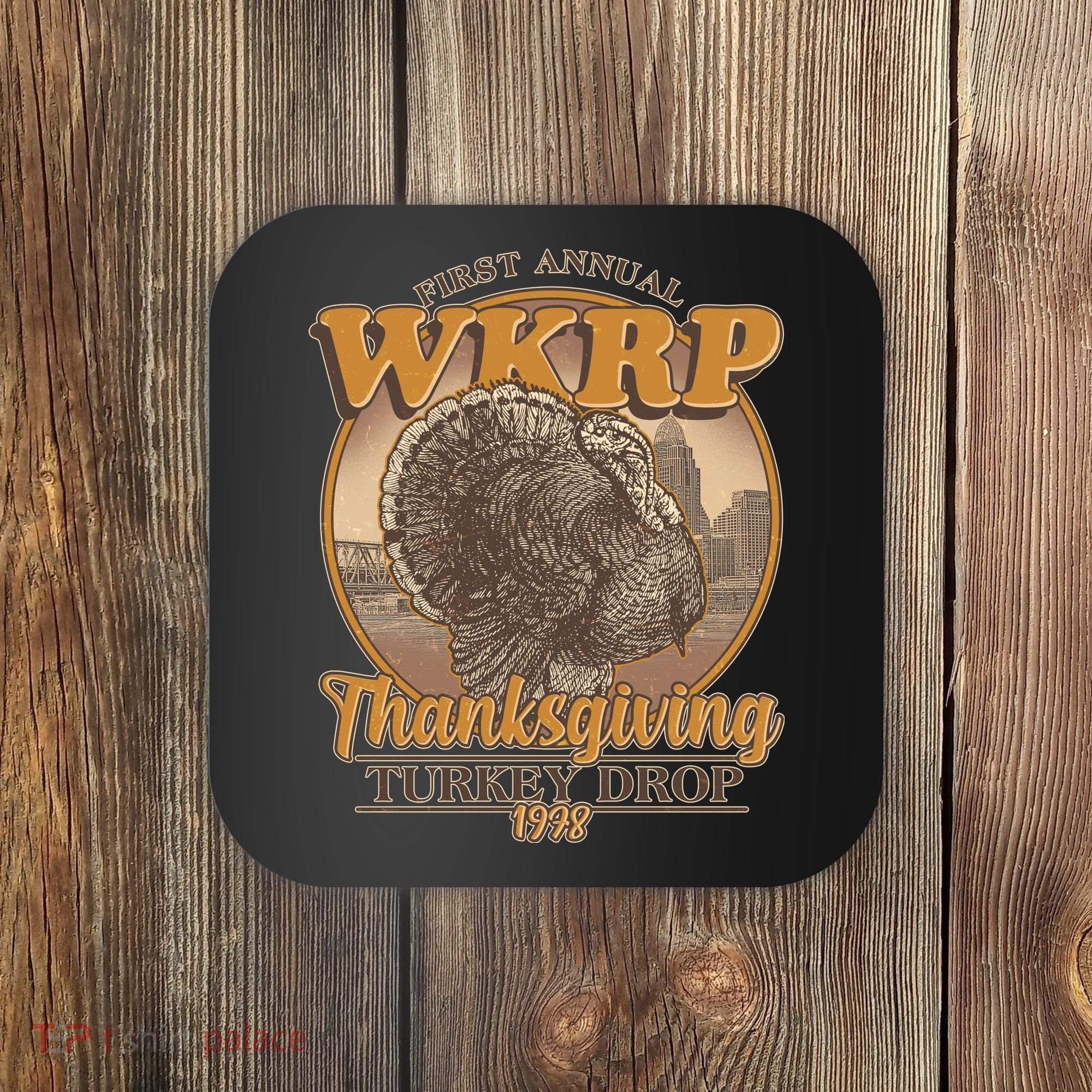 WKRP Turkey Drop 1978 Coaster