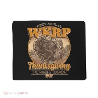 WKRP Turkey Drop 1978 Mousepad