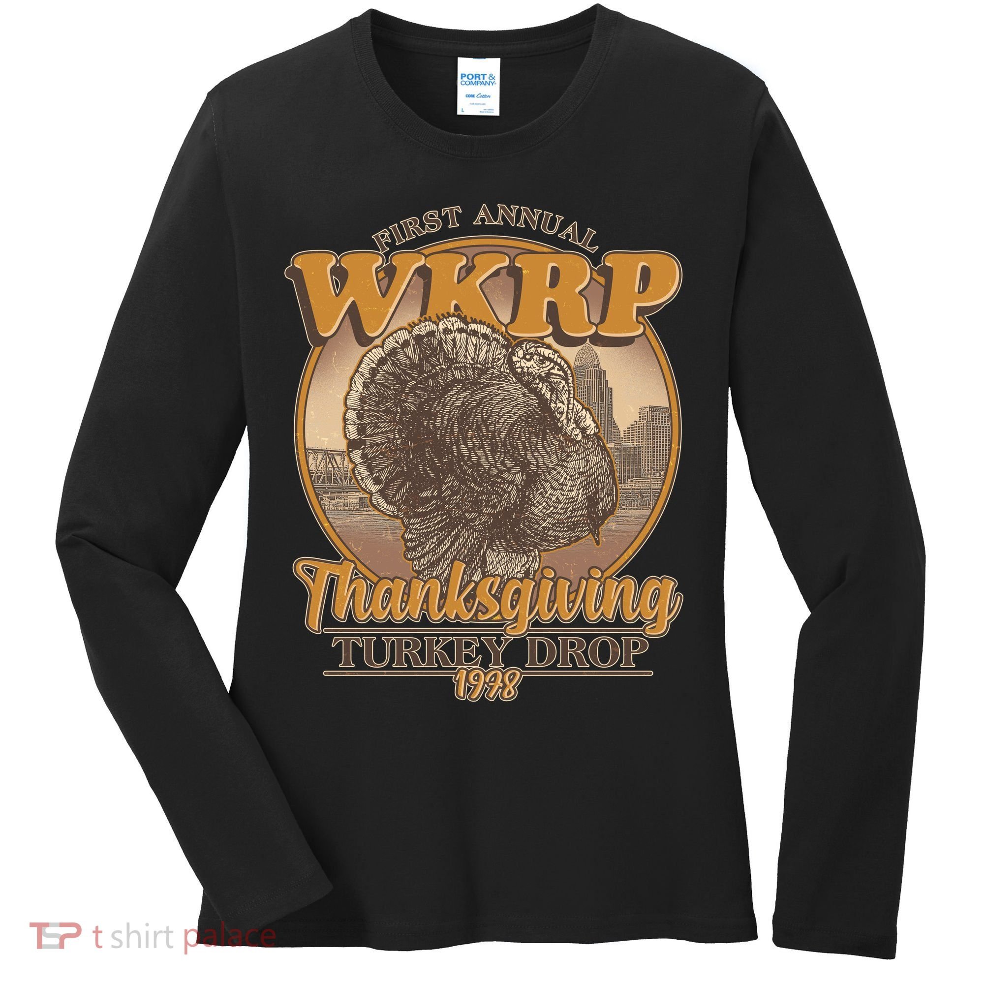 WKRP Turkey Drop 1978 Women's Long Sleeve Shirt