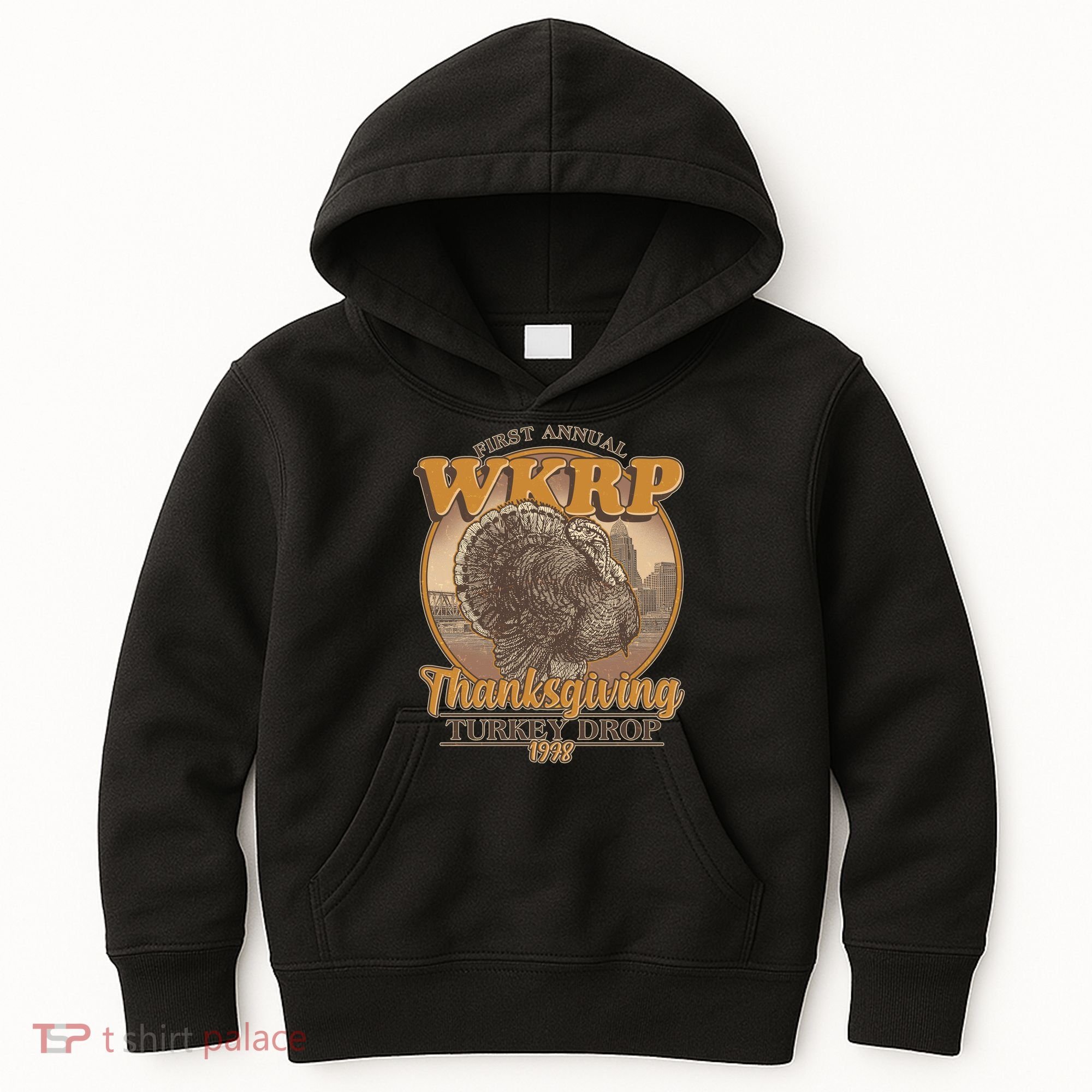 WKRP Turkey Drop 1978 Kids Hoodie