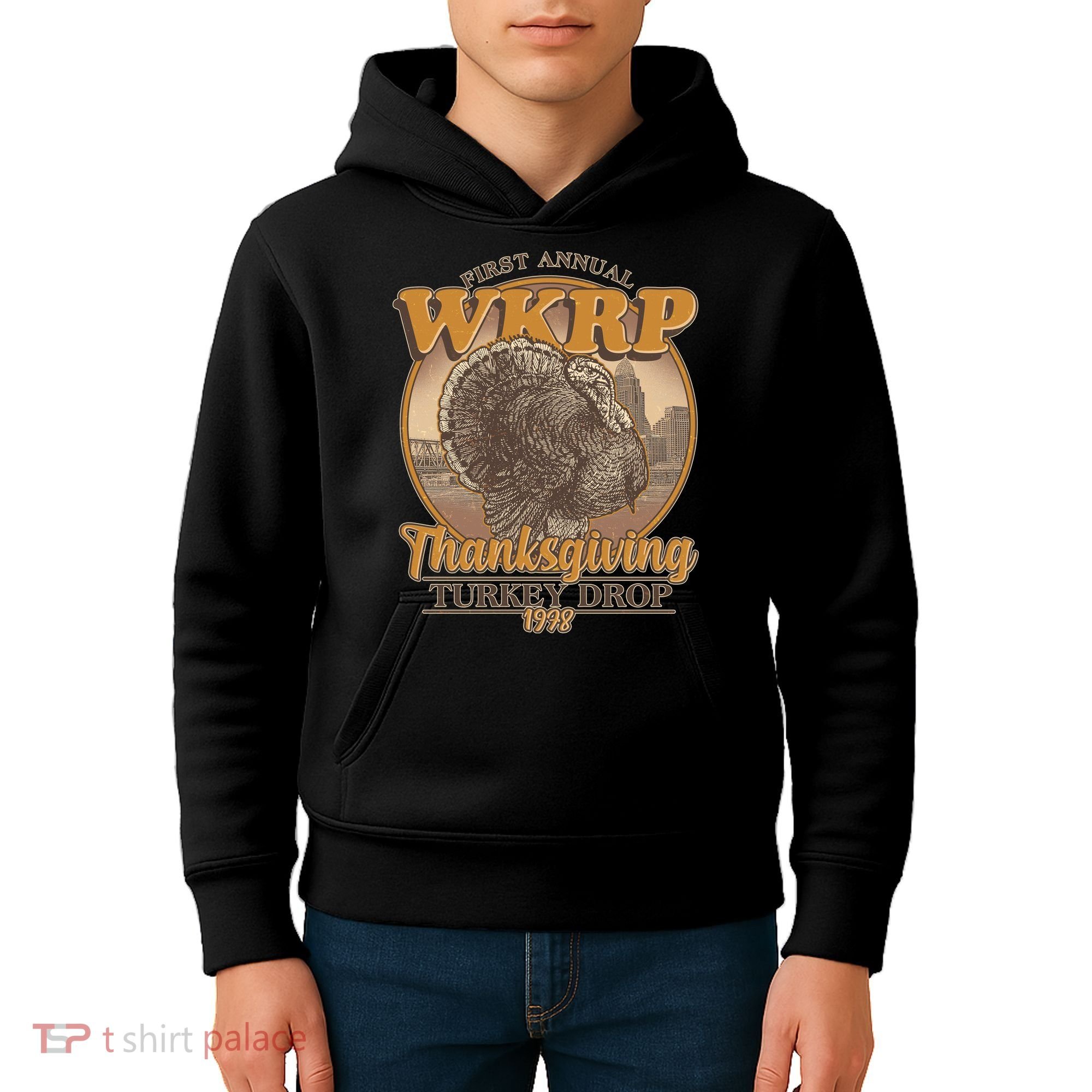 WKRP Turkey Drop 1978 Kids Hoodie