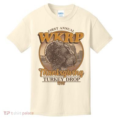 WKRP Turkey Drop 1978 Kids T-Shirt