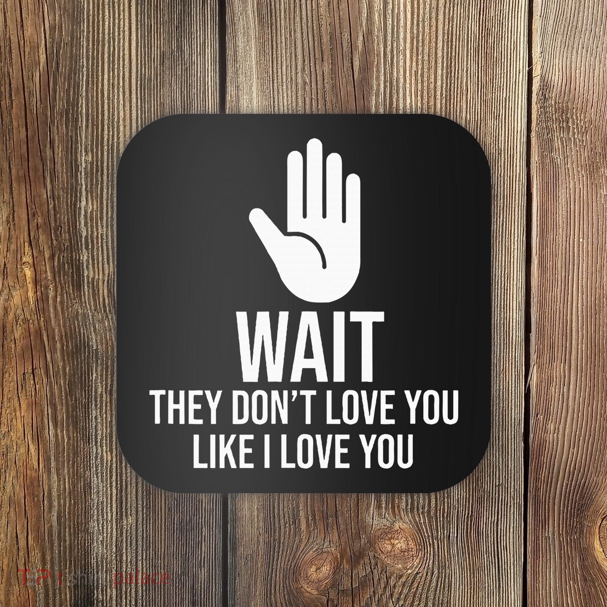 Wait They Don’T Love You Like I Love You Cool Coaster