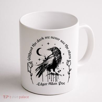 Without The Dark We Never See The Stars Teacher Funny Coffee Mug back