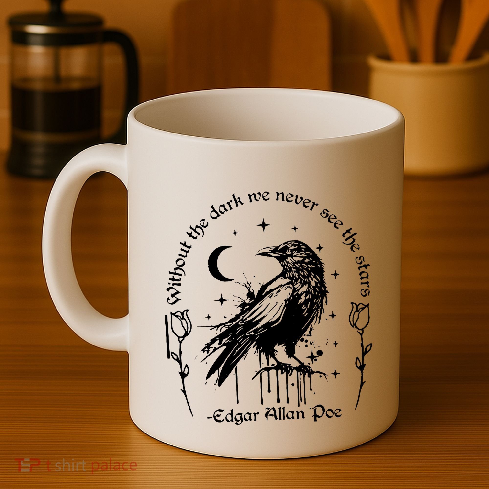 Without The Dark We Never See The Stars Teacher Funny Coffee Mug