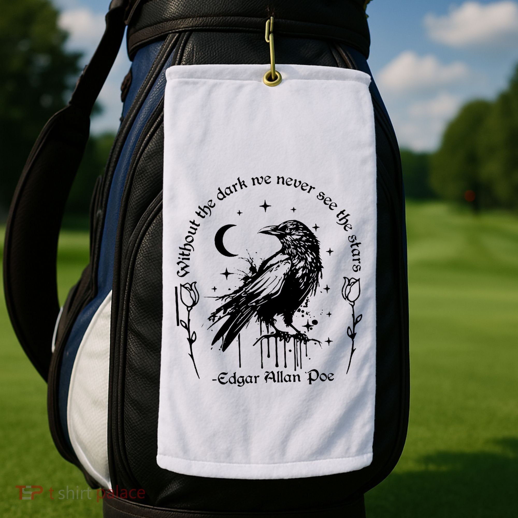 Without The Dark We Never See The Stars Teacher Funny Golf Towel