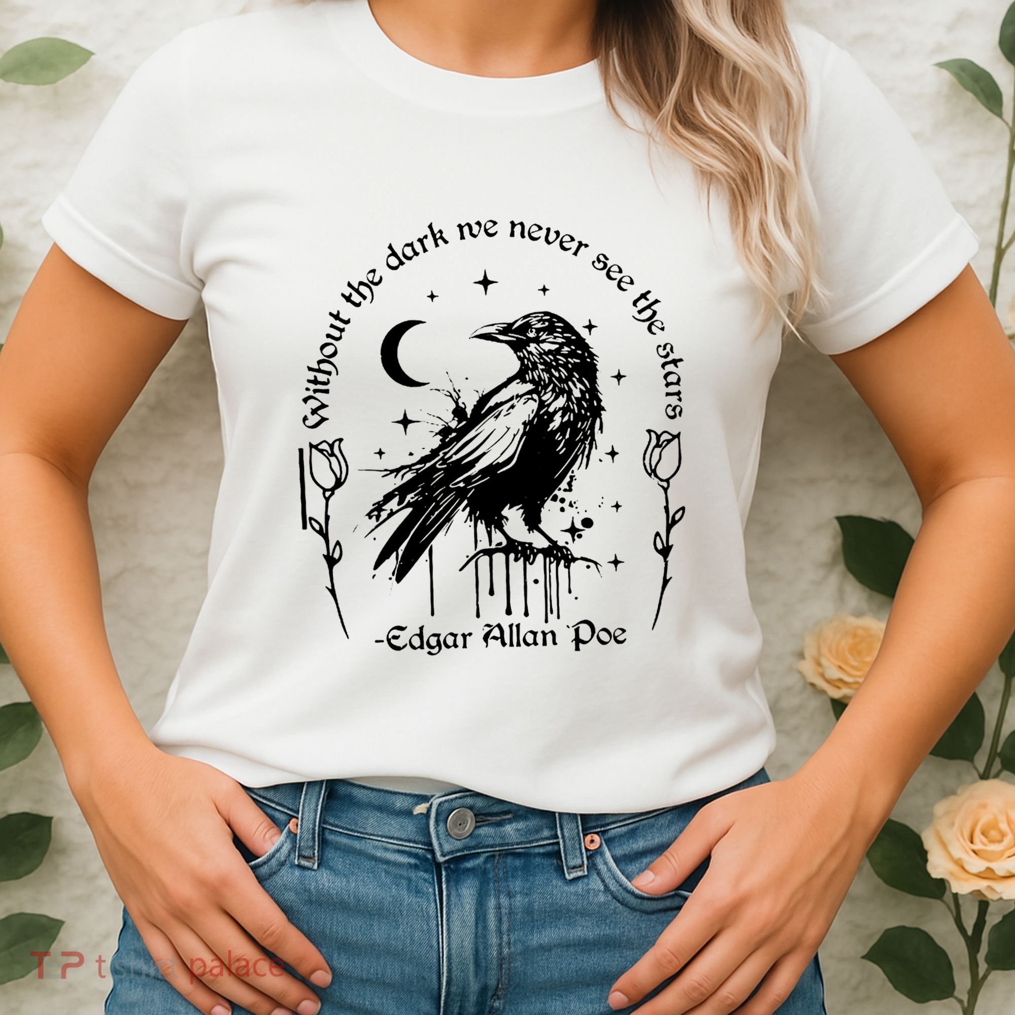 Without The Dark We Never See The Stars Teacher Funny Women's T-Shirt