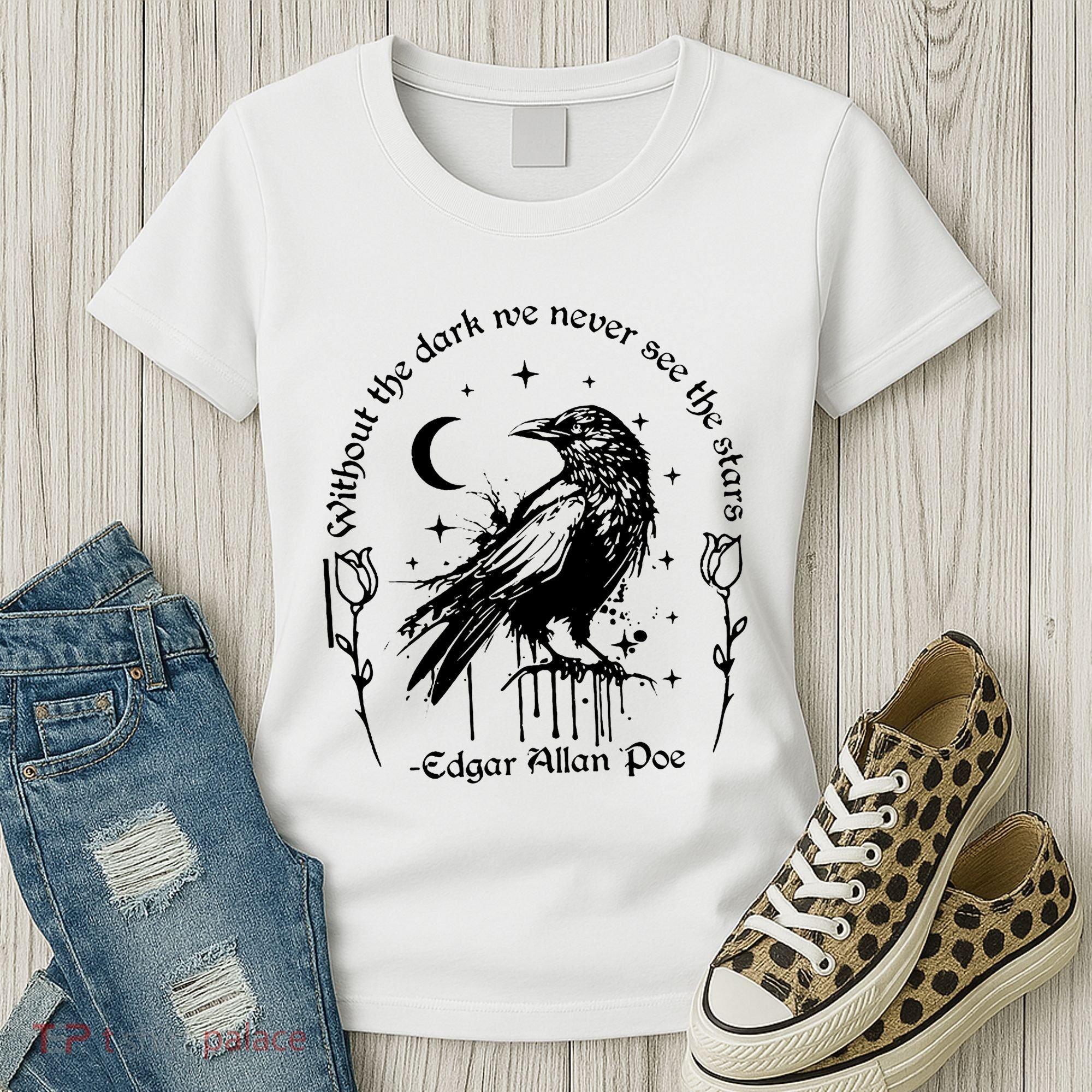 Without The Dark We Never See The Stars Teacher Funny Women's T-Shirt