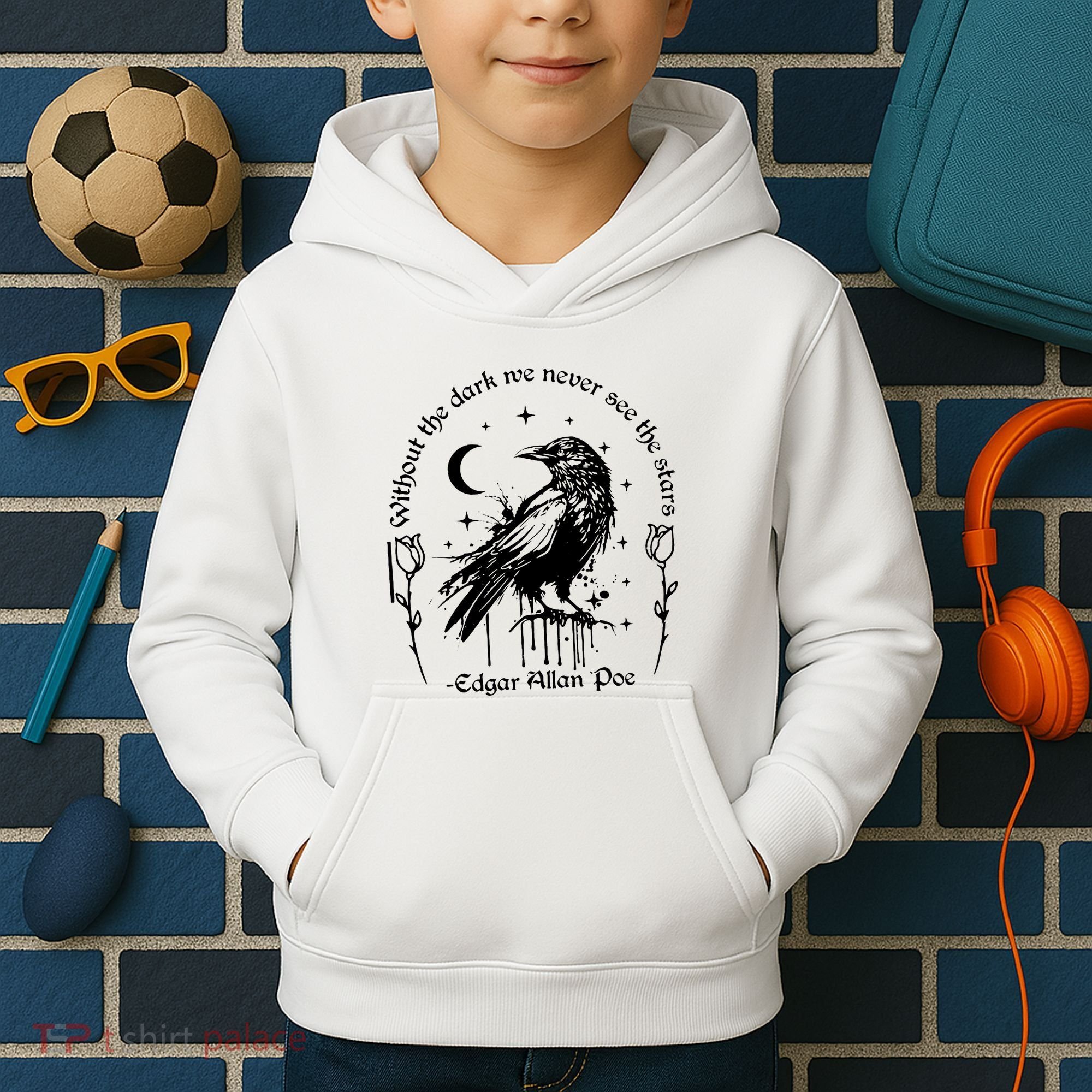 Without The Dark We Never See The Stars Teacher Funny Kids Hoodie