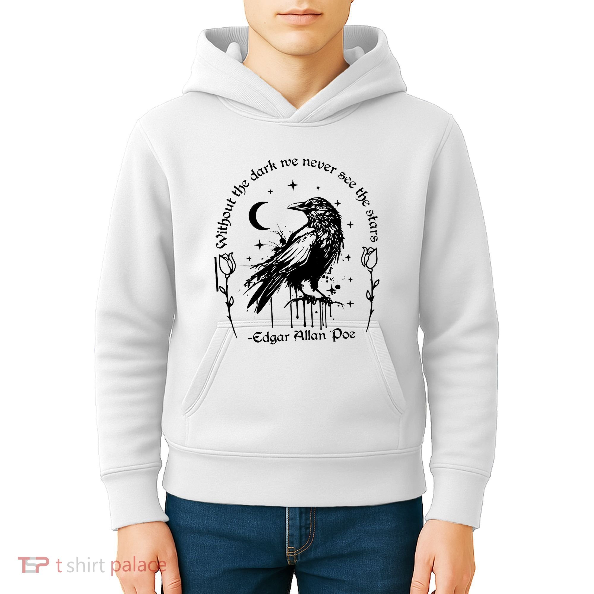 Without The Dark We Never See The Stars Teacher Funny Kids Hoodie