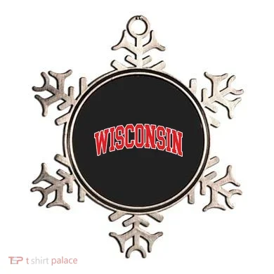 Wisconsin Throwback Design Classic Ornament