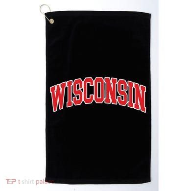 Wisconsin Throwback Design Classic Golf Towel