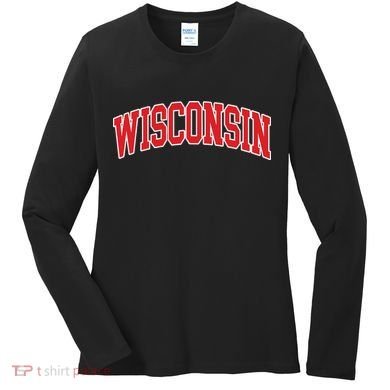 Wisconsin Throwback Design Classic Women's Long Sleeve Shirt