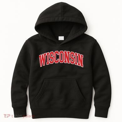 Wisconsin Throwback Design Classic Kids Hoodie