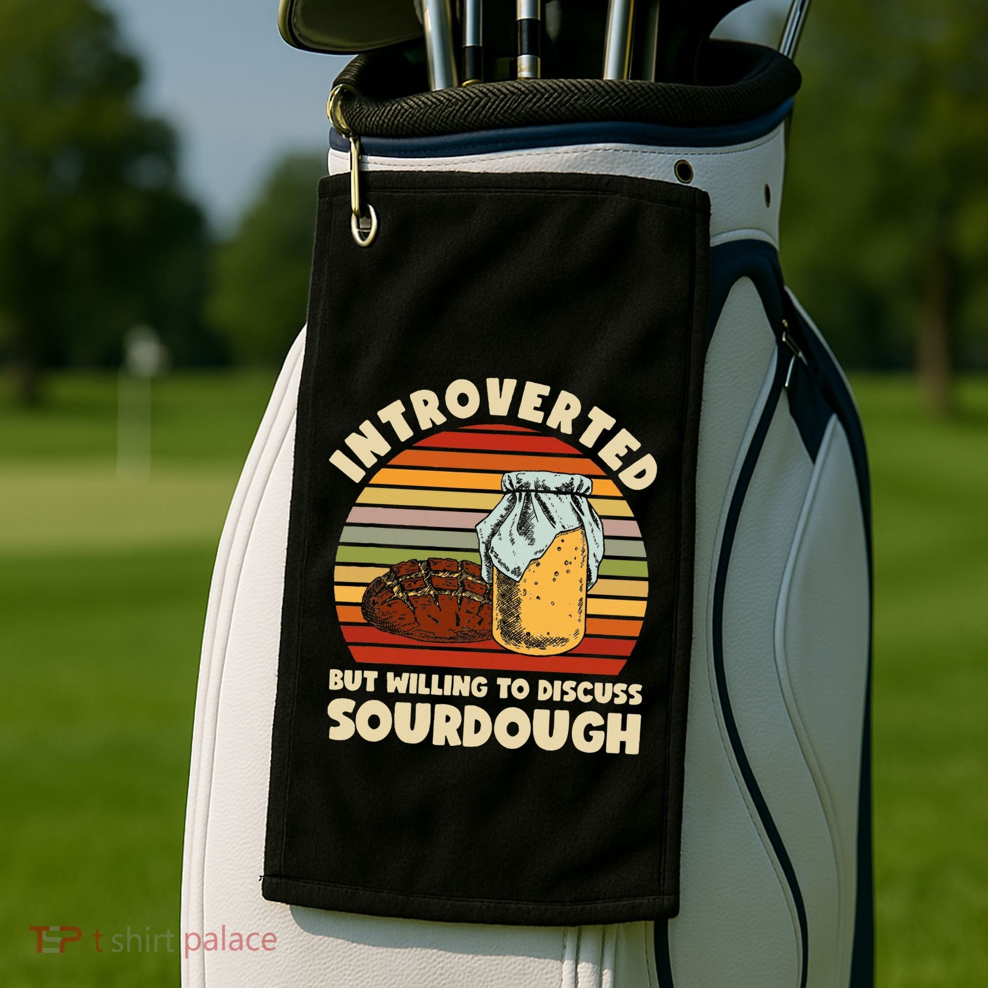 Willing To Discuss Sourdough Bread Baking Sourdough Golf Towel