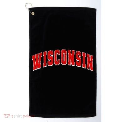 Wisconsin Throwback Design Classic Golf Towel