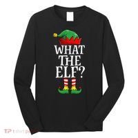 What The Elf Christmas Family Matching Group Funny Long Sleeve Shirt thumb 0
