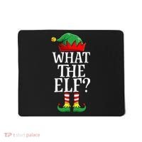 What The Elf Christmas Family Matching Group Funny Mousepad thumb 0