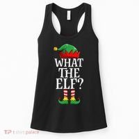What The Elf Christmas Family Matching Group Funny Women's Tank Top thumb 0