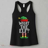 What The Elf Christmas Family Matching Group Funny Women's Tank Top thumb 3