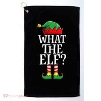What The Elf Christmas Family Matching Group Funny Golf Towel thumb 0