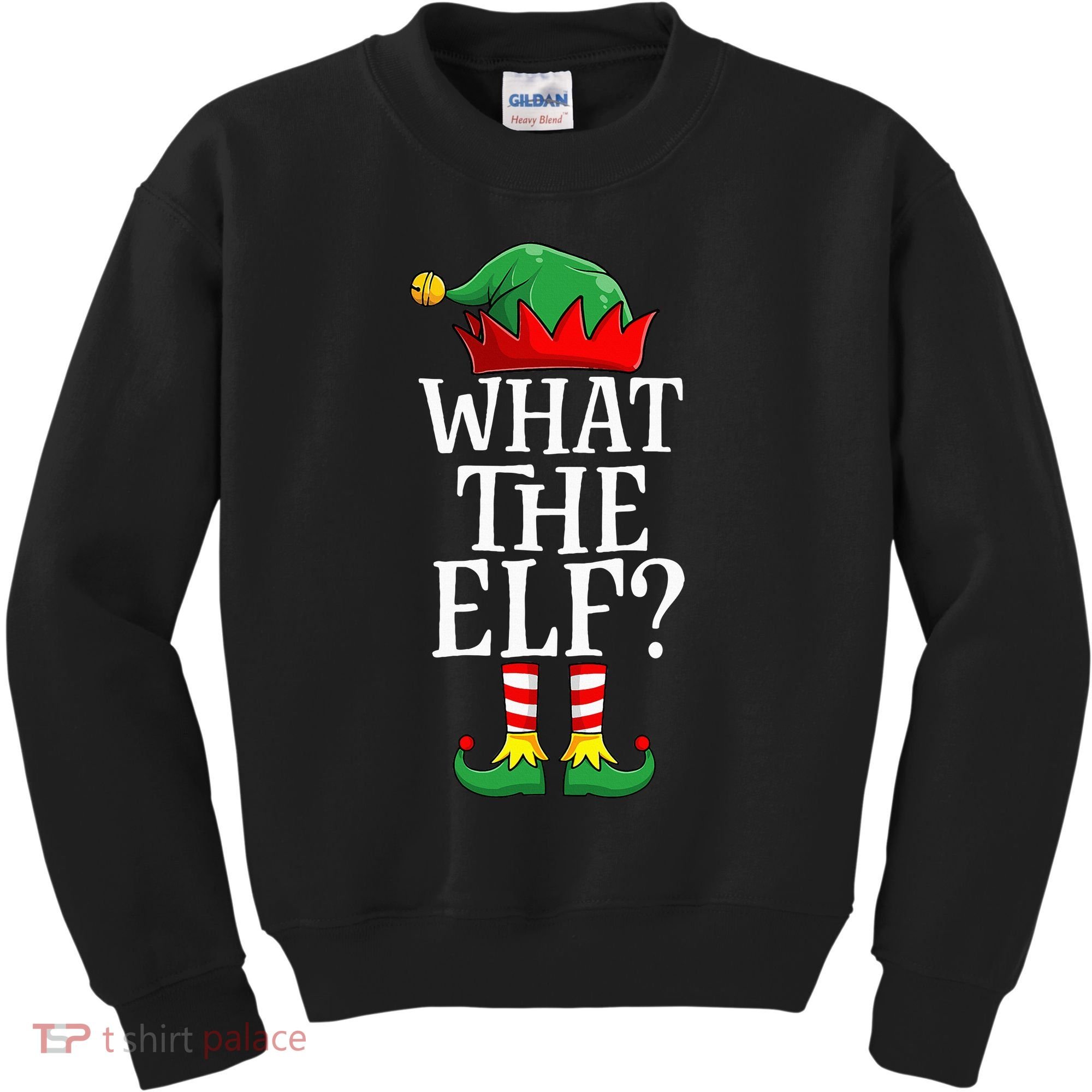 What The Elf Christmas Family Matching Group Funny Kids Sweatshirt