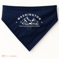 Washington The Evergreen State USA-Made Doggie Bandana thumb 0