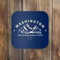 Washington The Evergreen State Coaster thumb 0