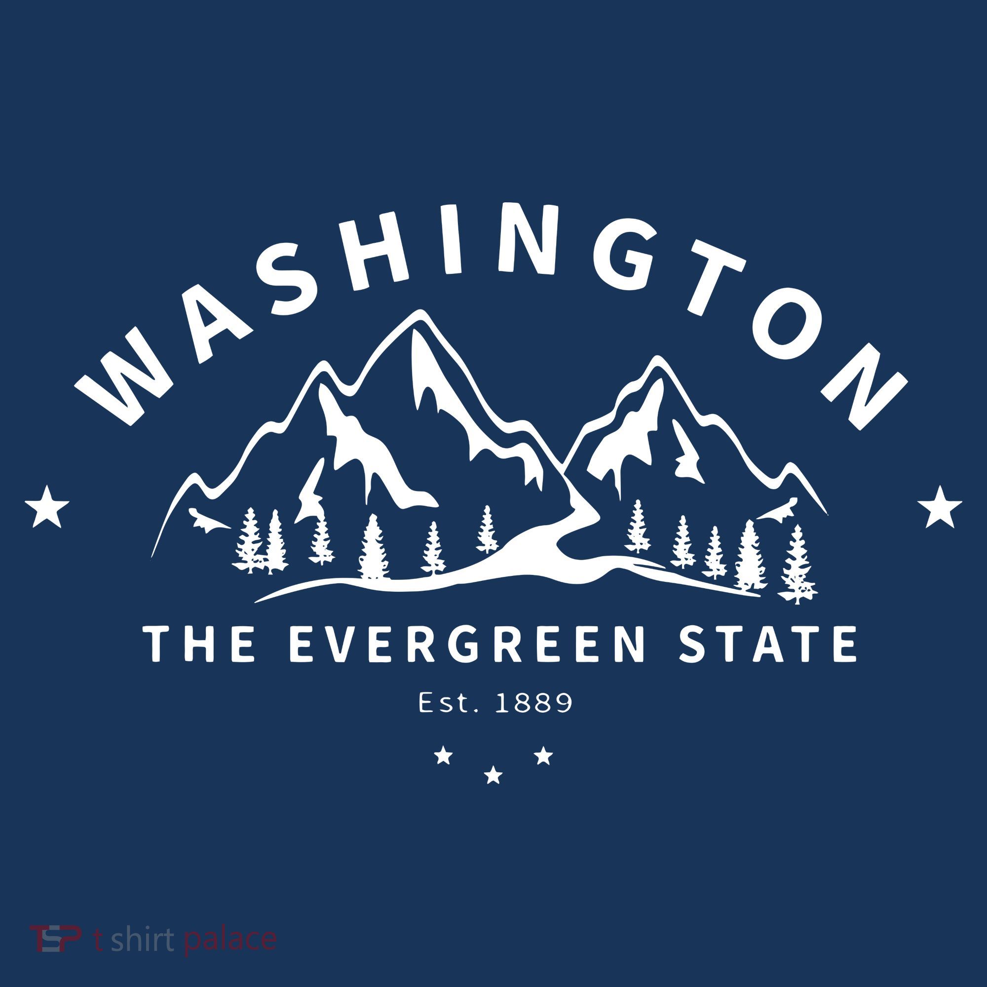 Washington The Evergreen State Mousepad