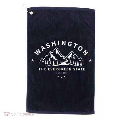 Washington The Evergreen State Golf Towel