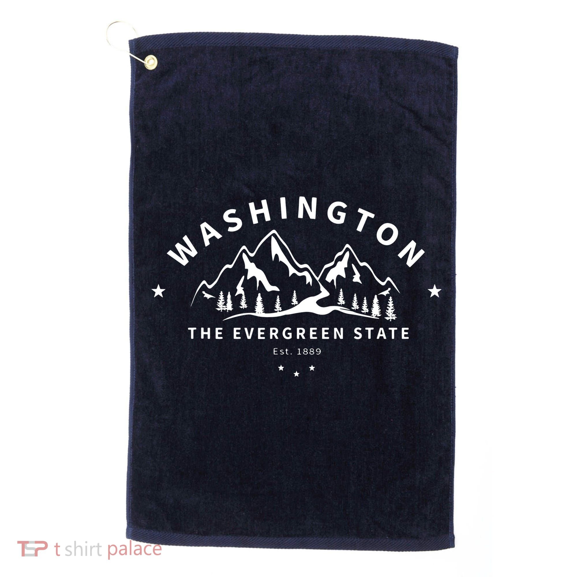 Washington The Evergreen State Golf Towel