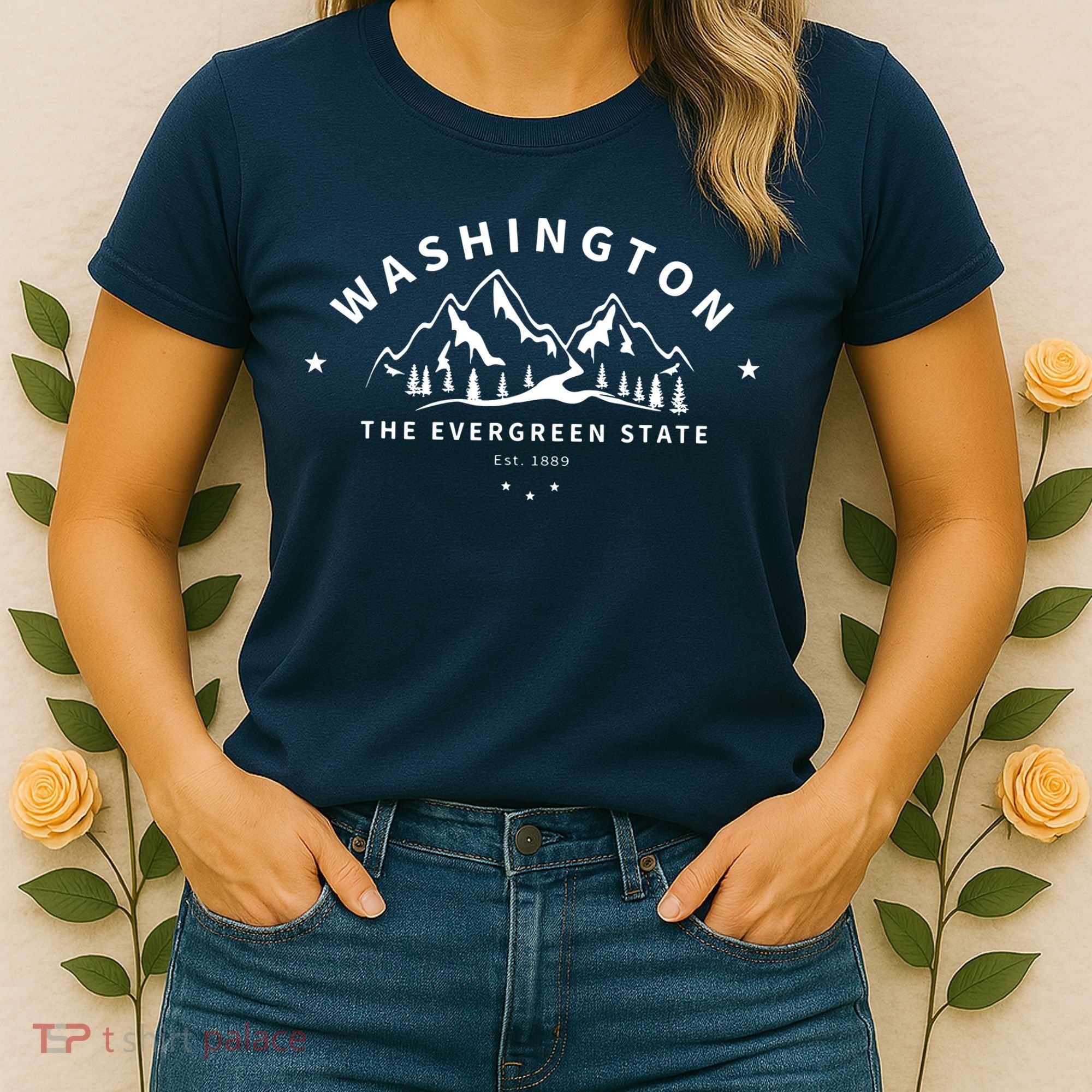 Washington The Evergreen State Women's T-Shirt