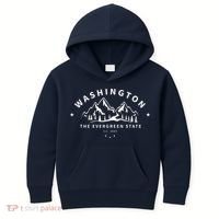 Washington The Evergreen State Kids Hoodie thumb 0