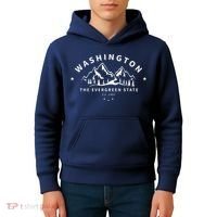 Washington The Evergreen State Kids Hoodie thumb 4