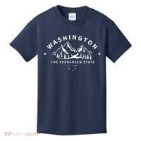 Washington The Evergreen State Kids T-Shirt thumb 0