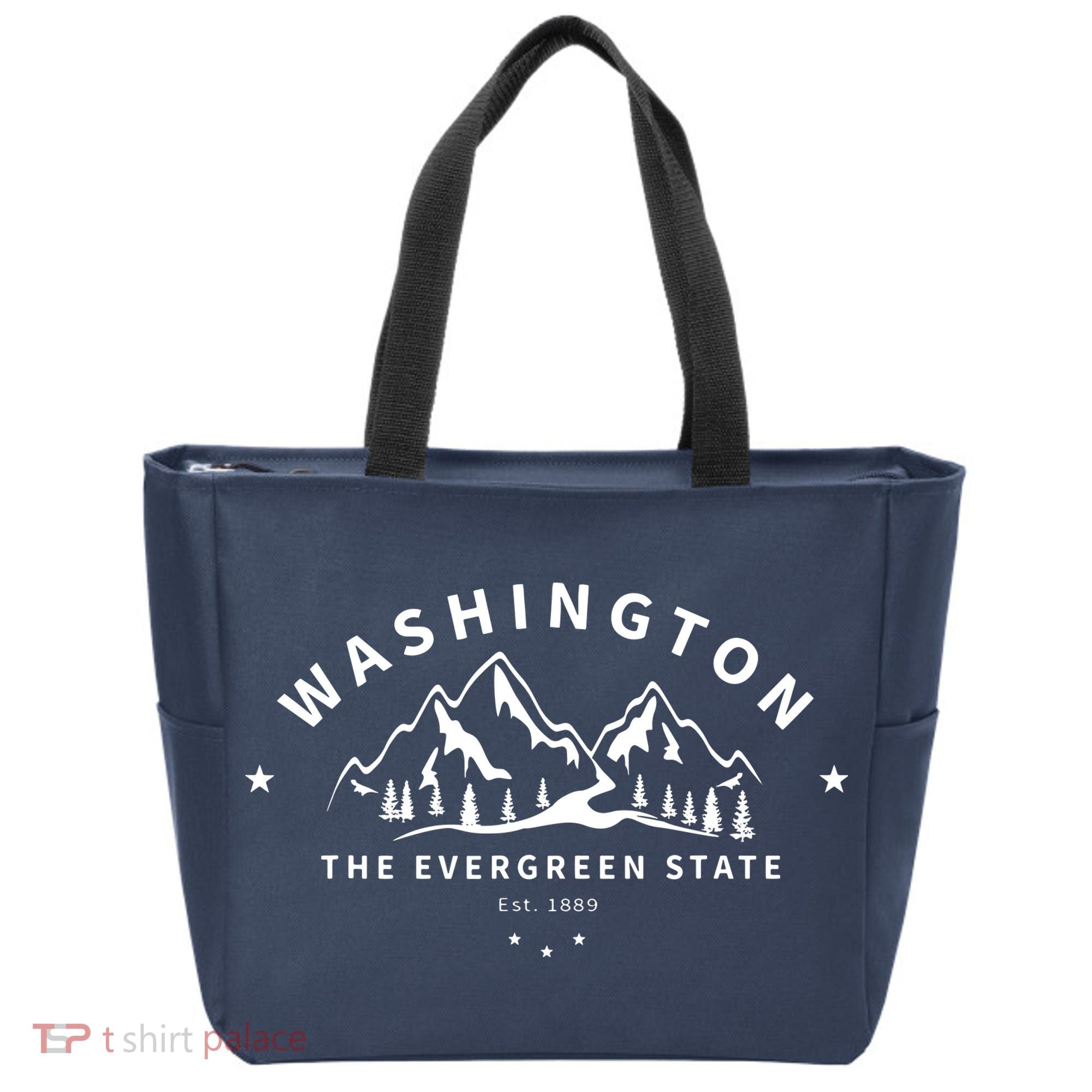 Washington The Evergreen State Tote Bag