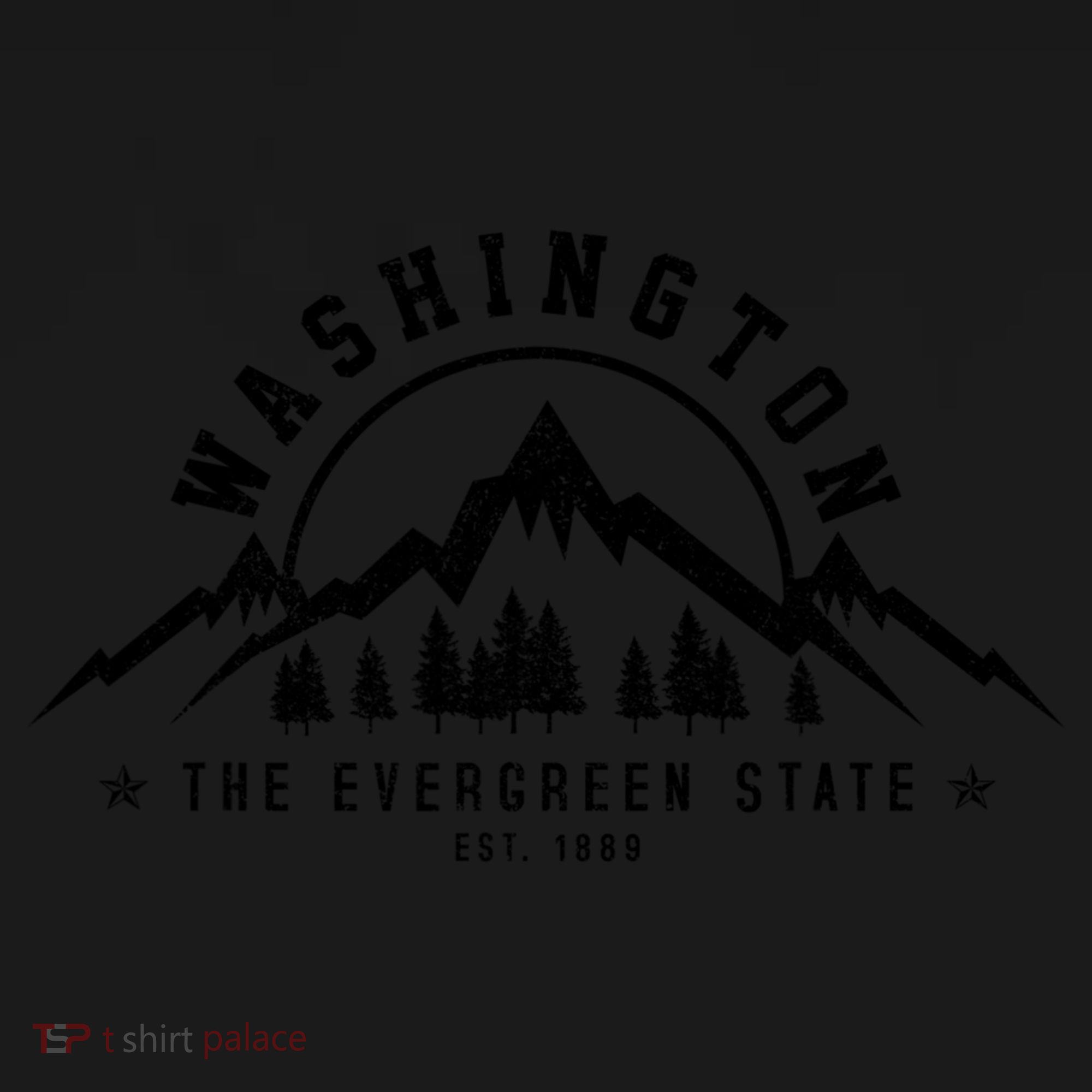 Washington The Evergreen State Nature Mountains Outdoor Gift T Women's Hoodie