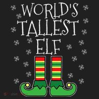 WorldS Tallest Elf Matching Family Group Christmas Couples Women's Sweatshirt thumb 2